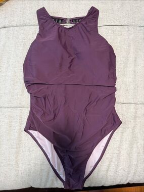Cupshe Women's One-Piece Swimsuit in Plum